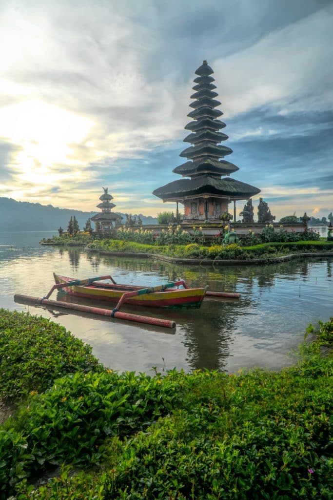 Photo d'un temple à Bali